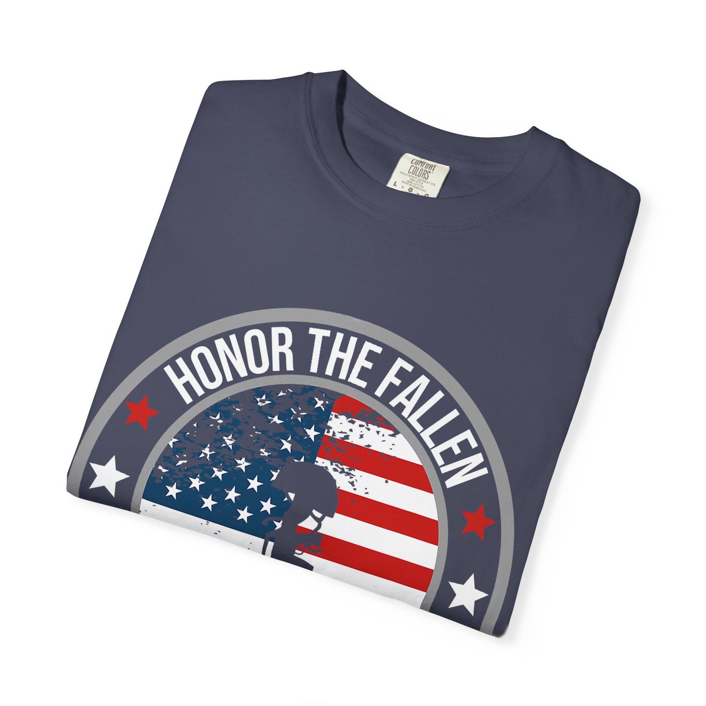 Patriotic Kneeling Soldier Memorial Day T-Shirt