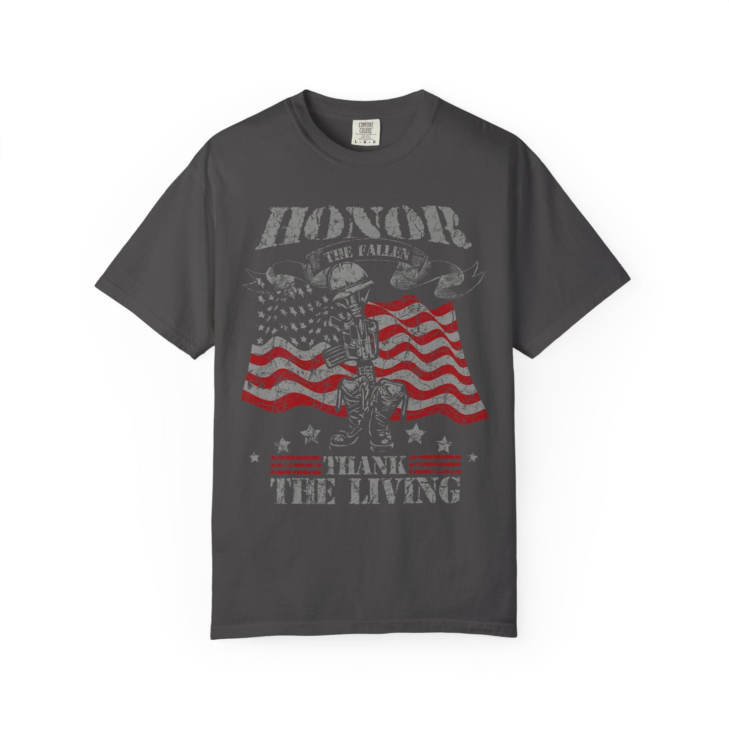 Honor the Fallen Soldier Boots Memorial Day T-Shirt