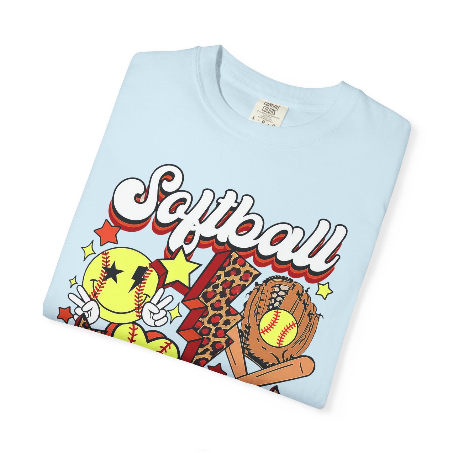 Softball Mama Comfort Colors Tee