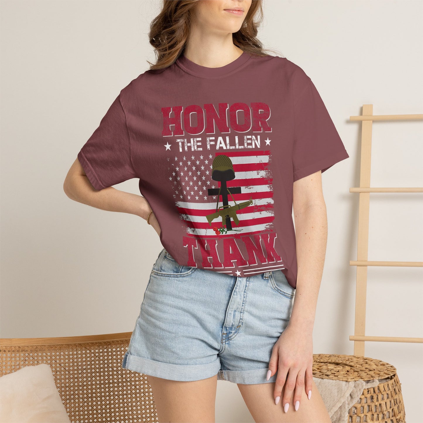 Honor the Fallen Battlefield Cross T-Shirt