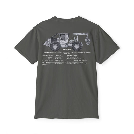 Skidder Pocket Tee - Heavy Equipment Series