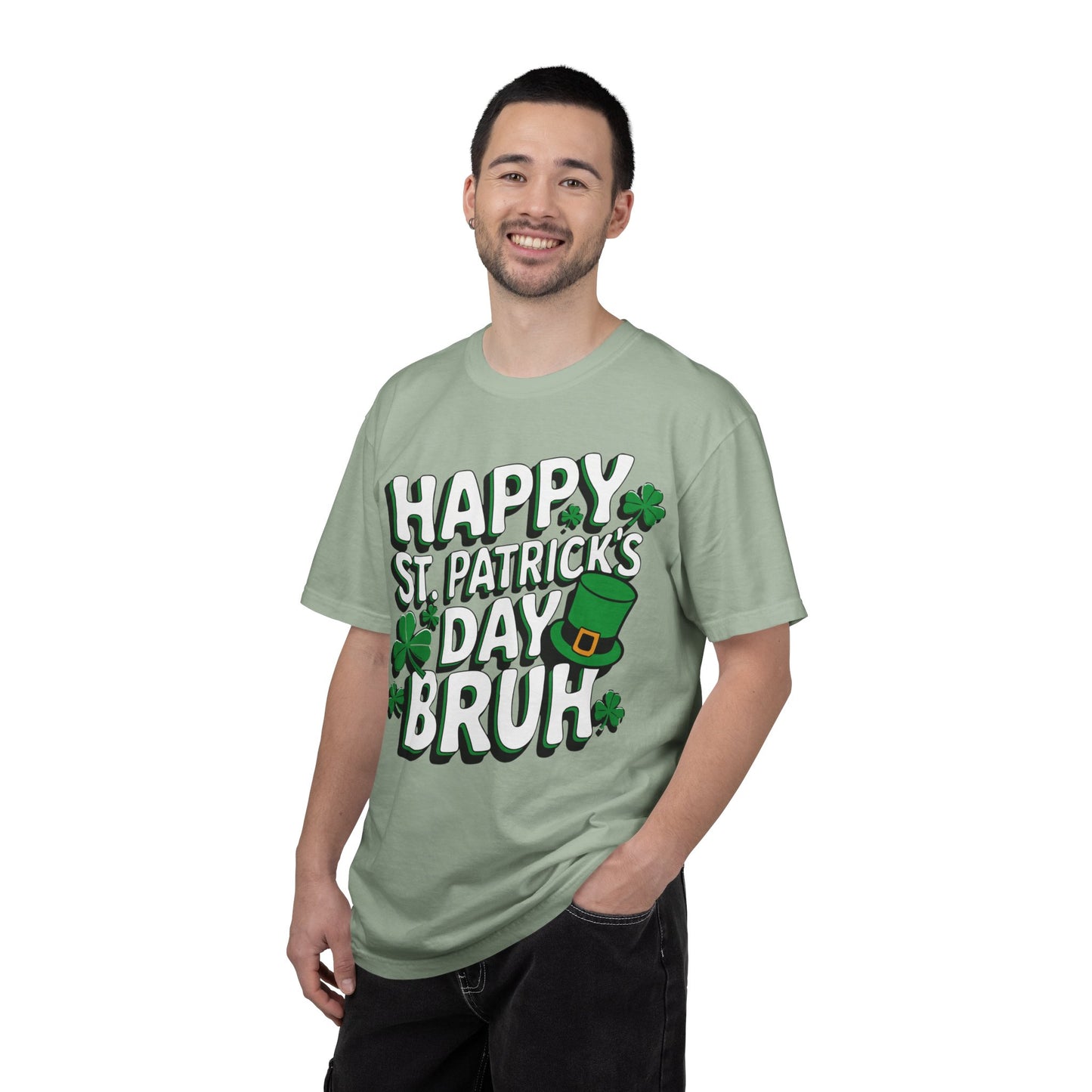 Bruh St Patrick’s Day Shirt – Funny Teen Shamrock Tee
