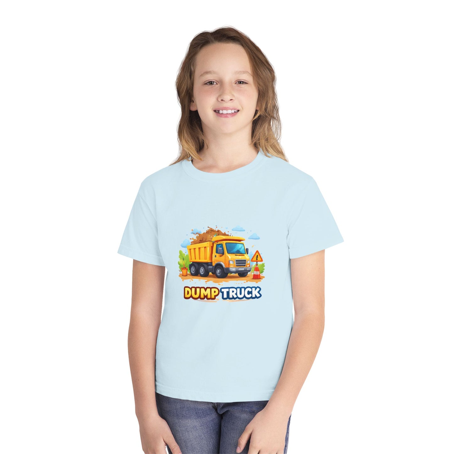 Dump Truck Kids Construction Tee