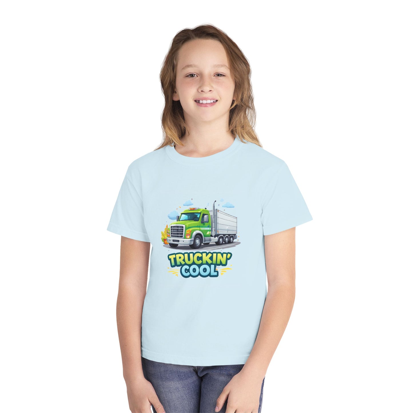 Truckin’ Cool Kids Semi Truck Tee