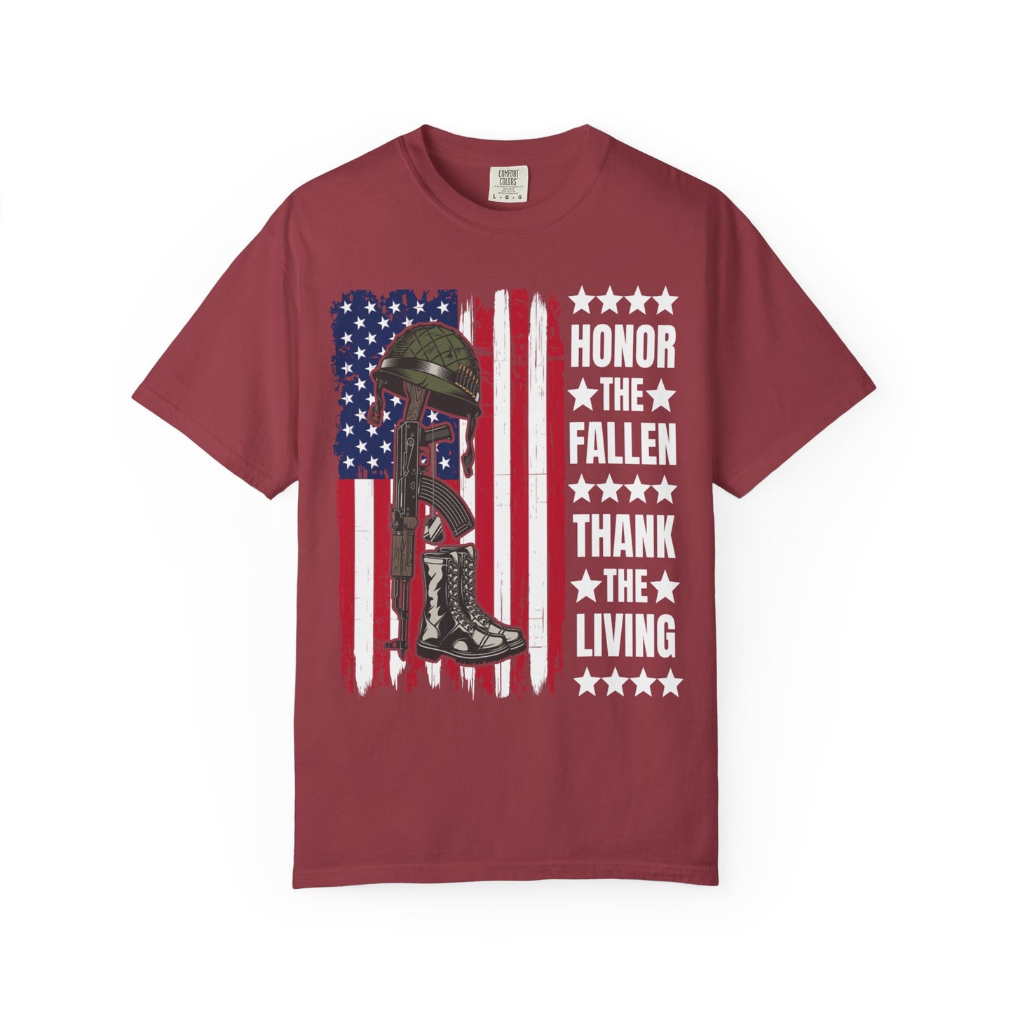 Battlefield Cross Tribute Memorial Day T-Shirt  Description