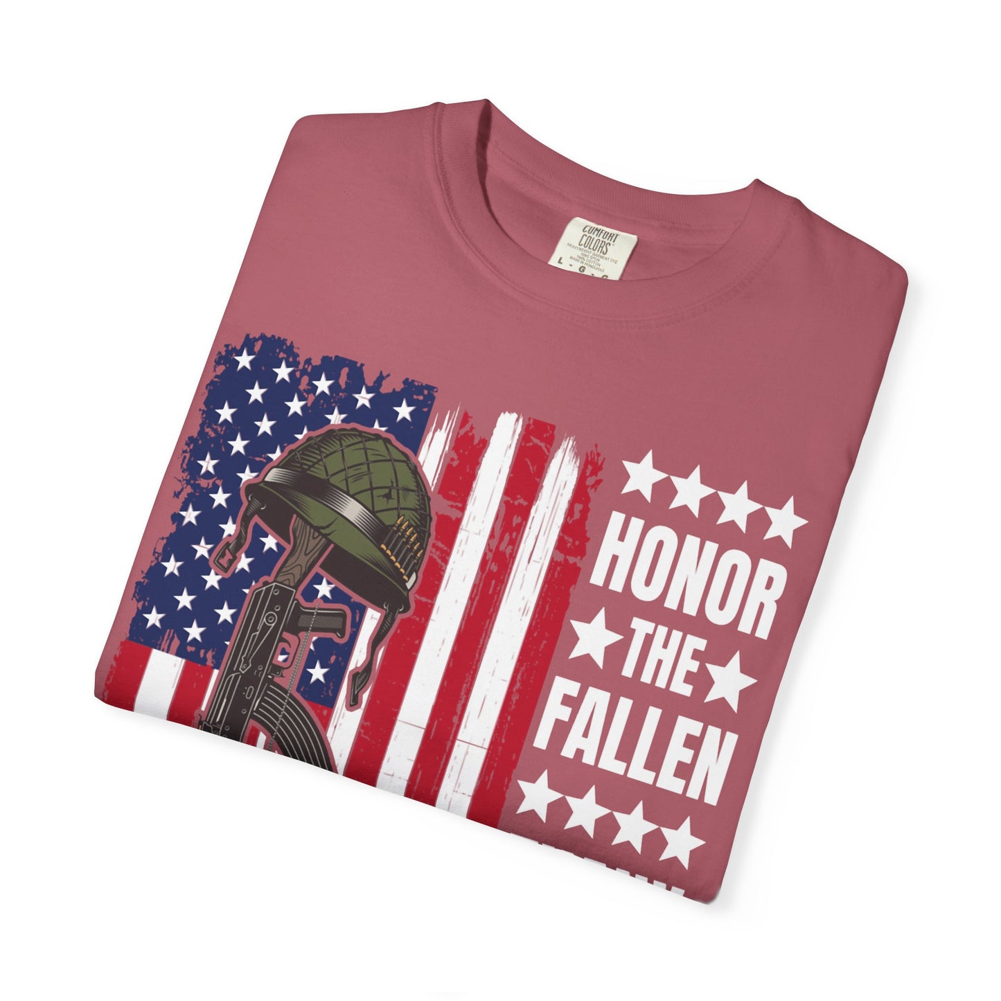 Battlefield Cross Tribute Memorial Day T-Shirt  Description