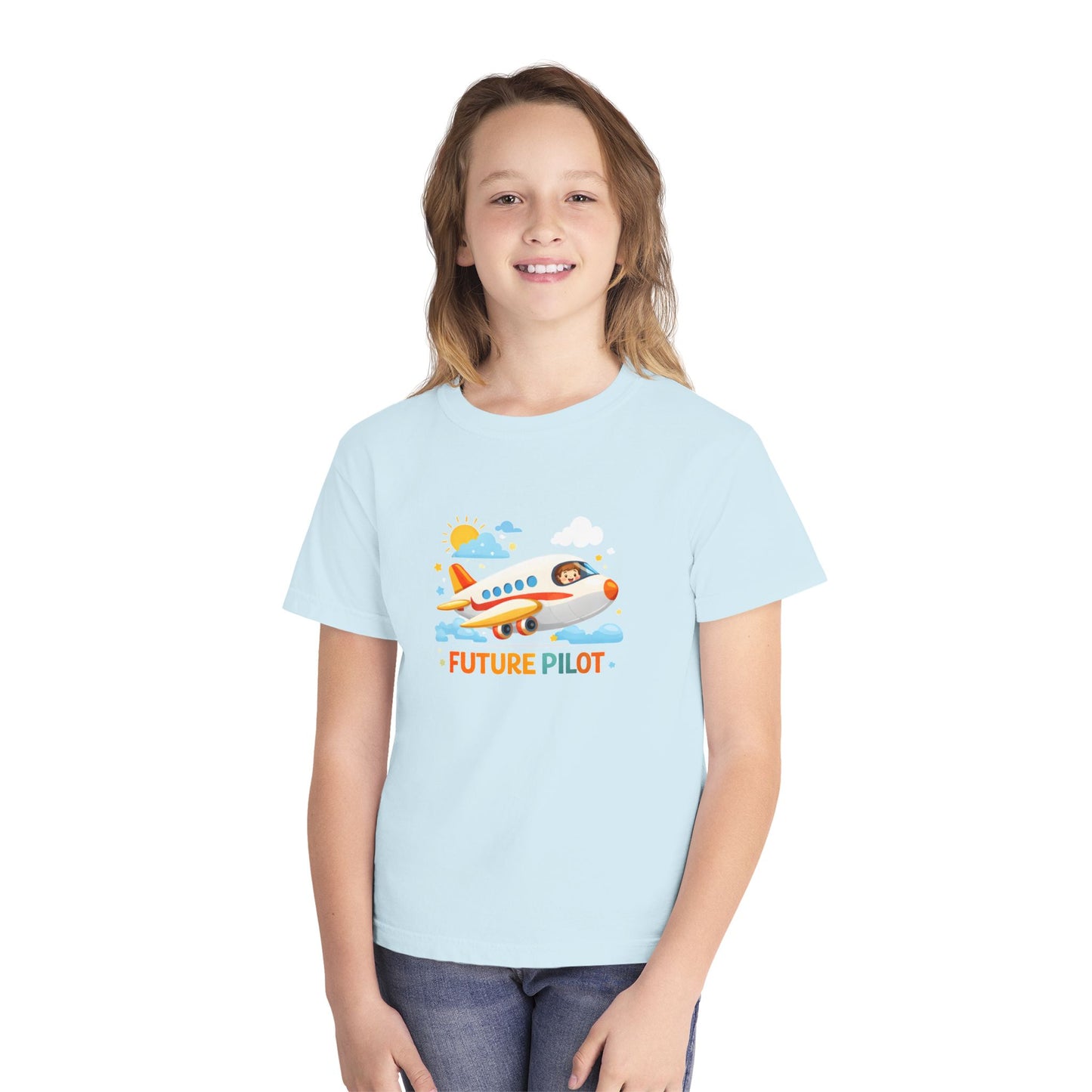 Future Pilot Kids Airplane Tee
