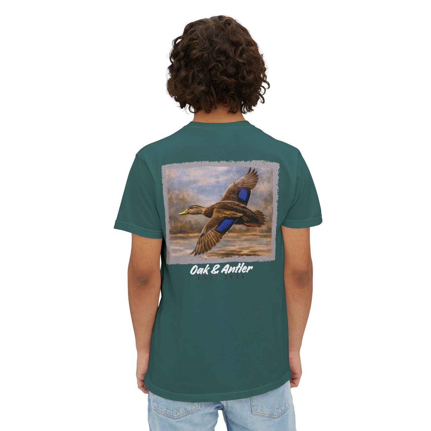Blue Wing Flight Pocket Tee – Wild Birds Collection