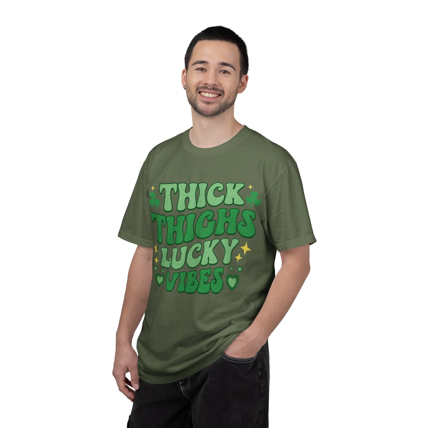 Thick Thighs Lucky Vibes Tee