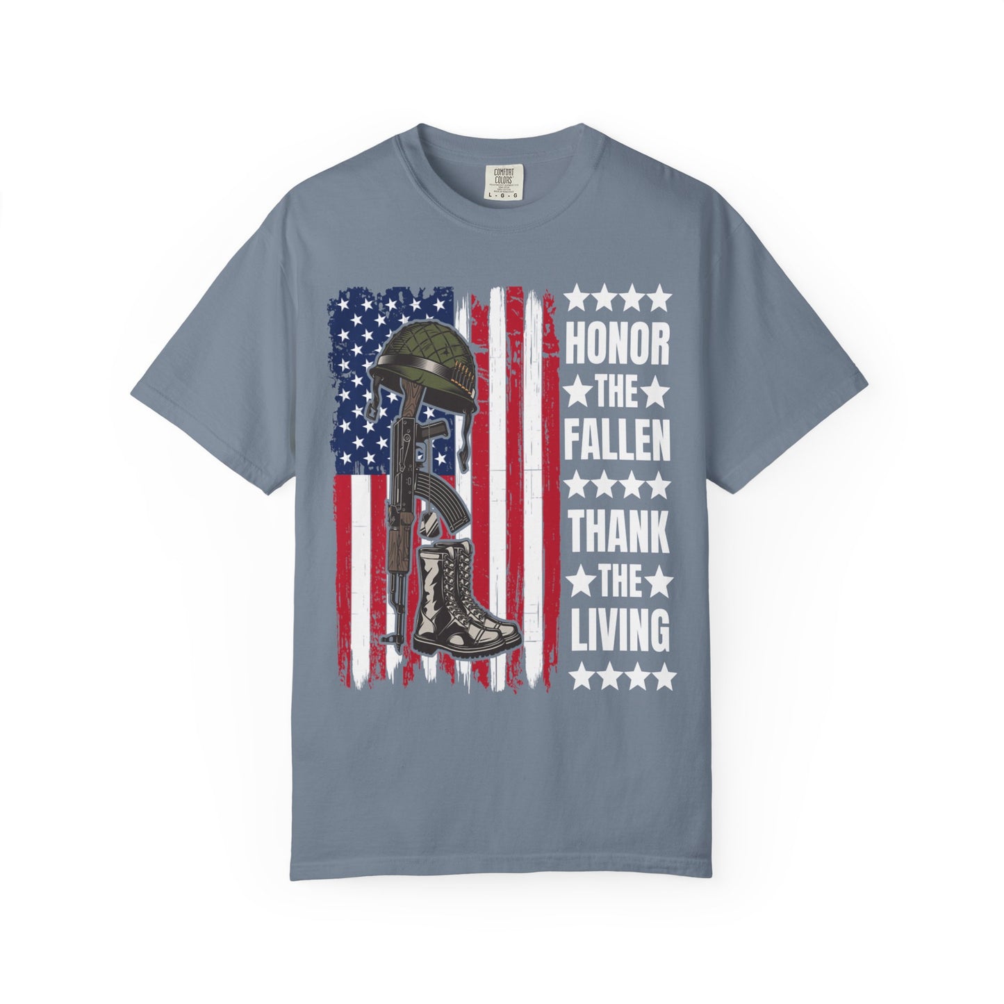 Battlefield Cross Tribute Memorial Day T-Shirt  Description