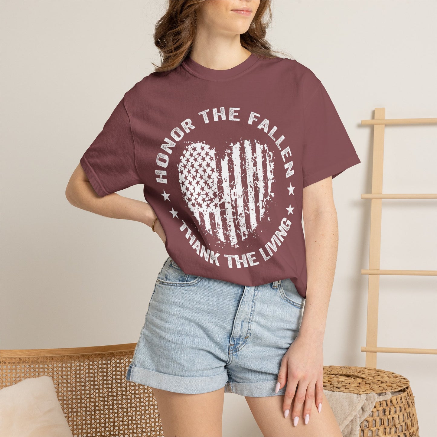 Distressed Flag Memorial Day T-Shirt