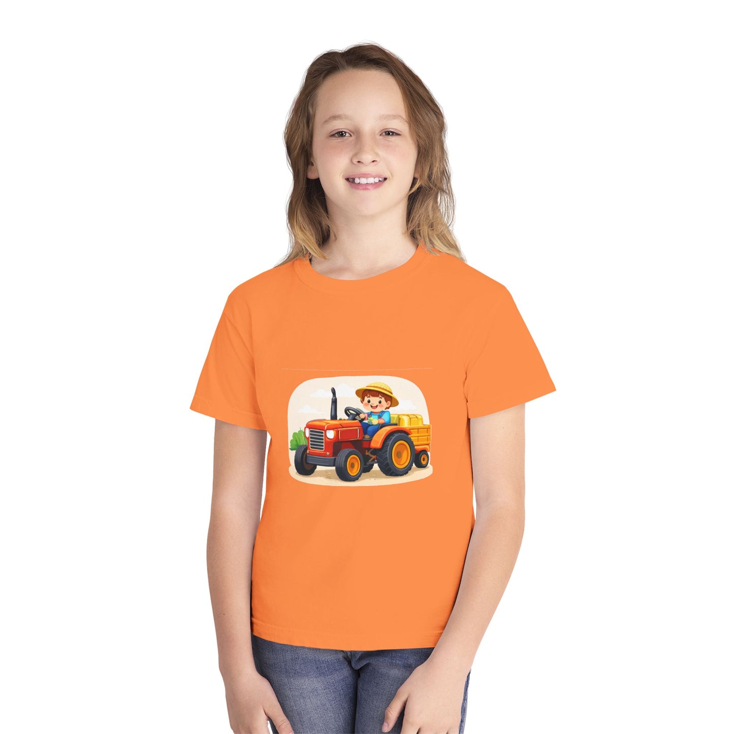 Little Farmer Tractor Kids Tee