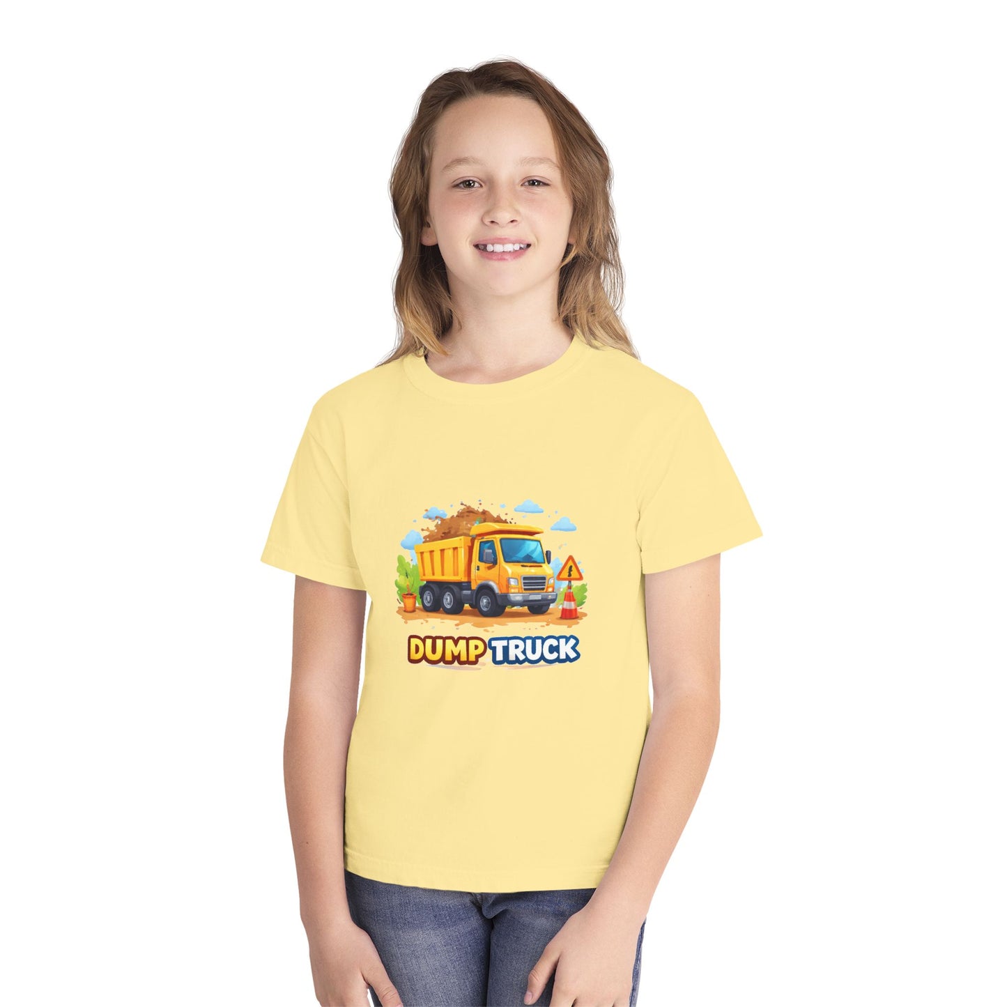 Dump Truck Kids Construction Tee