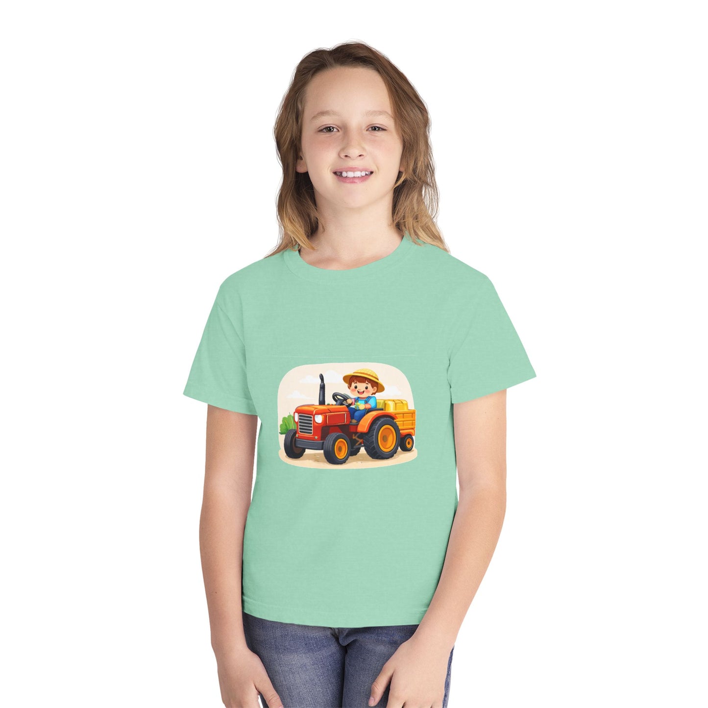 Little Farmer Tractor Kids Tee