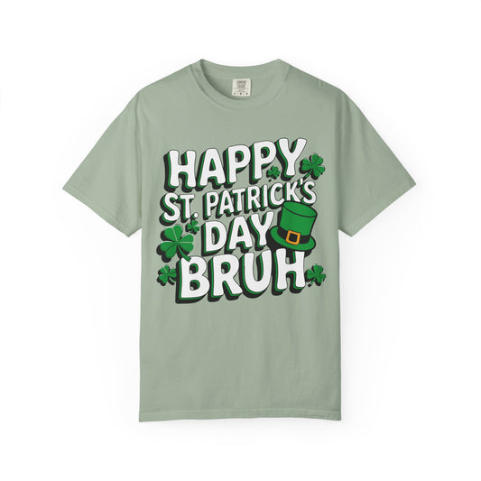Bruh St Patrick’s Day Shirt – Funny Teen Shamrock Tee