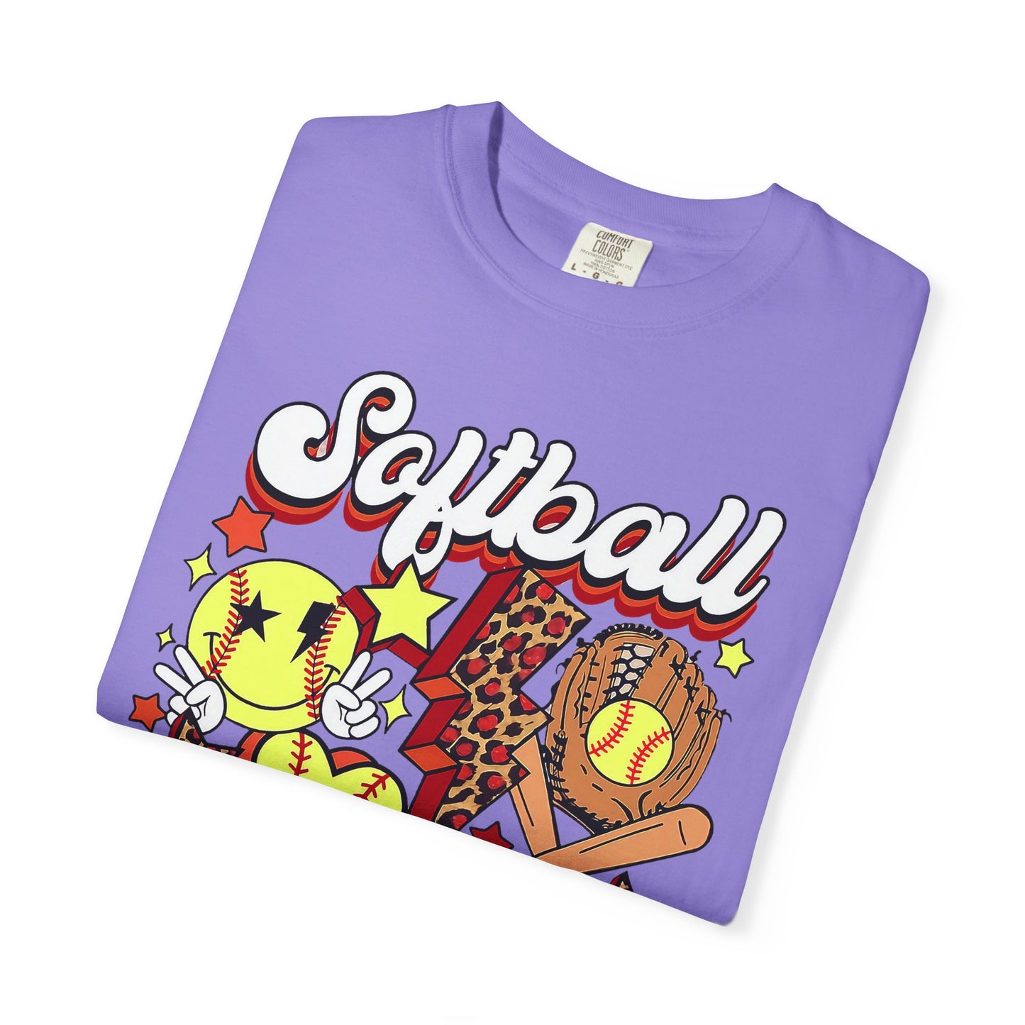Softball Mama Comfort Colors Tee