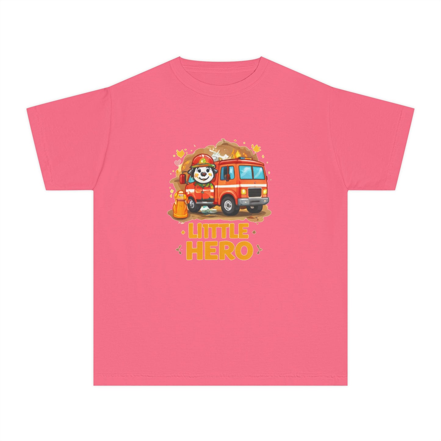 Little Hero Firefighter Kids Tee