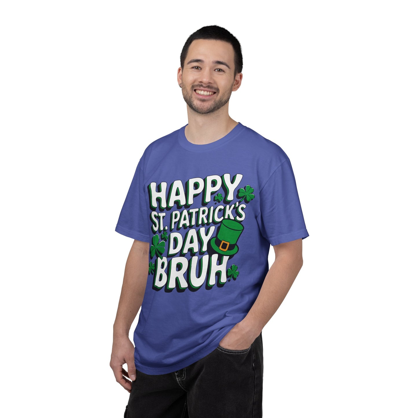 Bruh St Patrick’s Day Shirt – Funny Teen Shamrock Tee