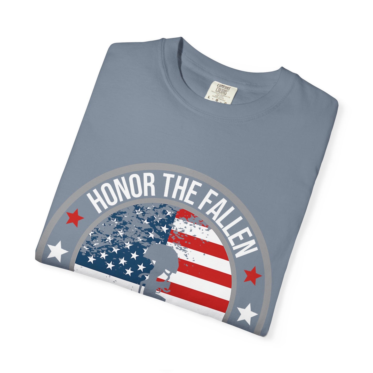 Patriotic Kneeling Soldier Memorial Day T-Shirt