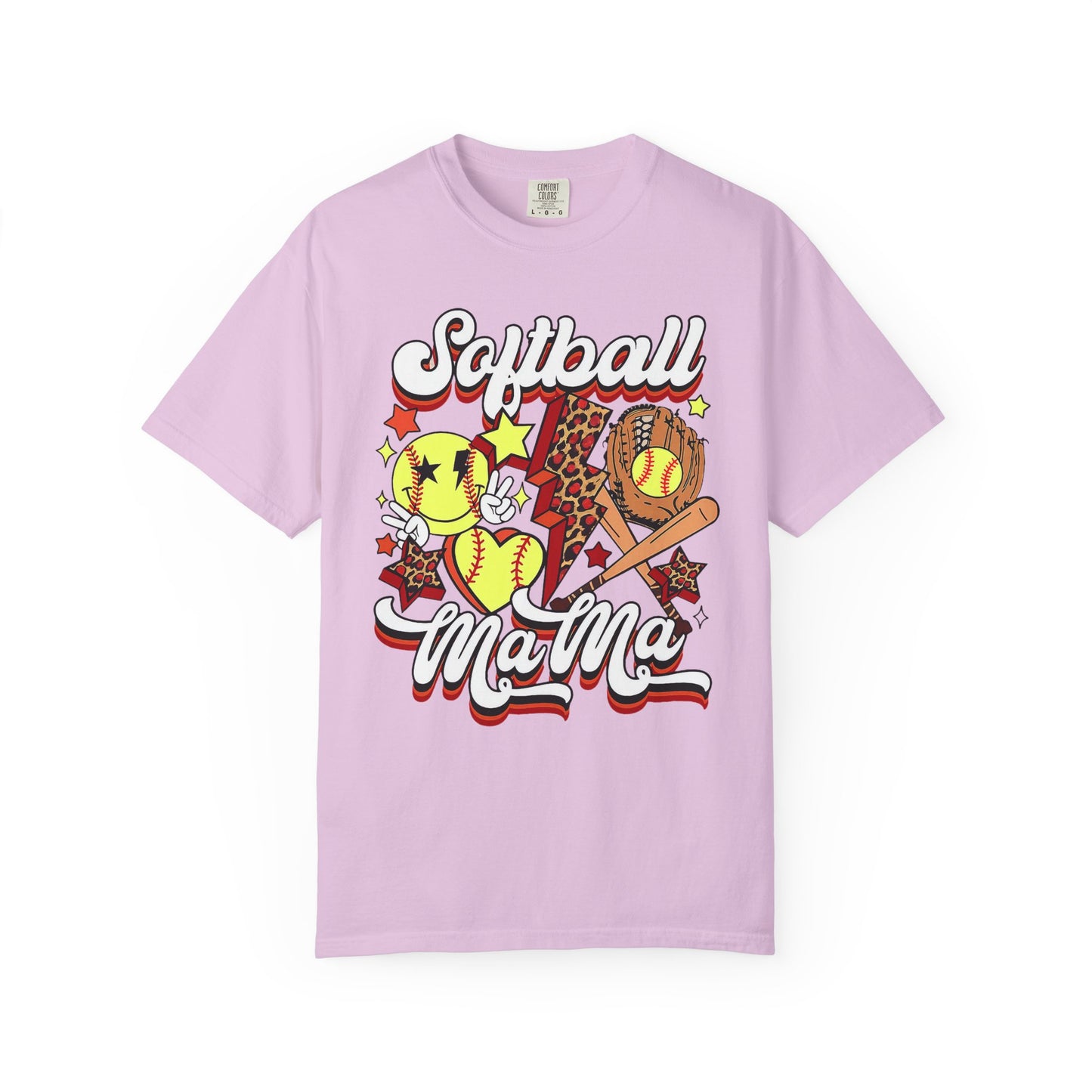 Softball Mama Comfort Colors Tee