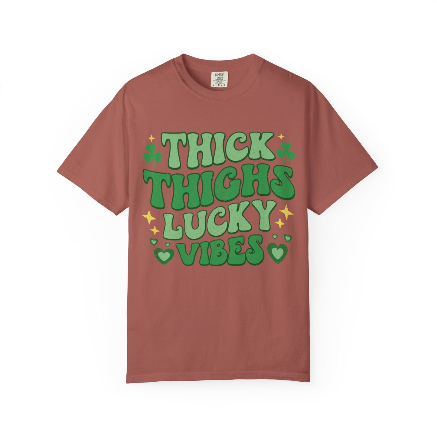 Thick Thighs Lucky Vibes Tee