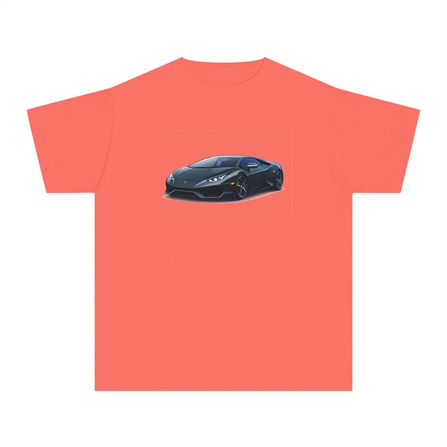 Black Supercar Kids Tee