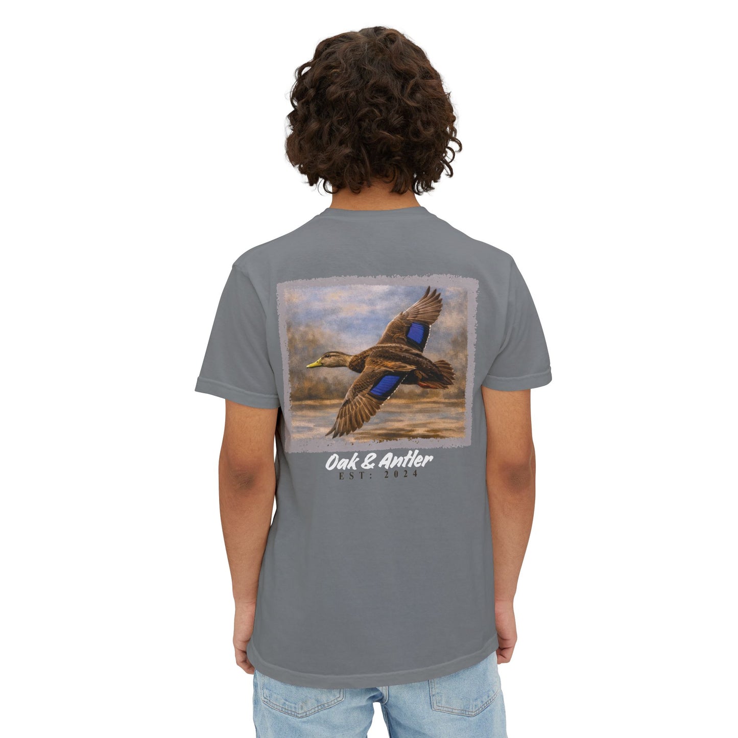 Blue Wing Flight Pocket Tee – Wild Birds Collection