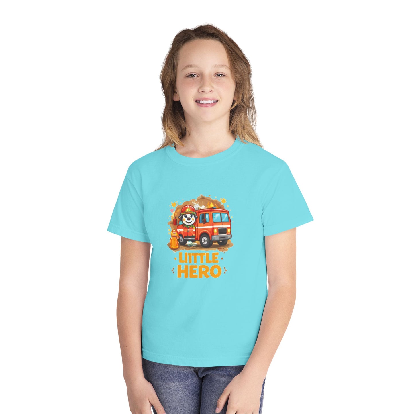 Little Hero Firefighter Kids Tee