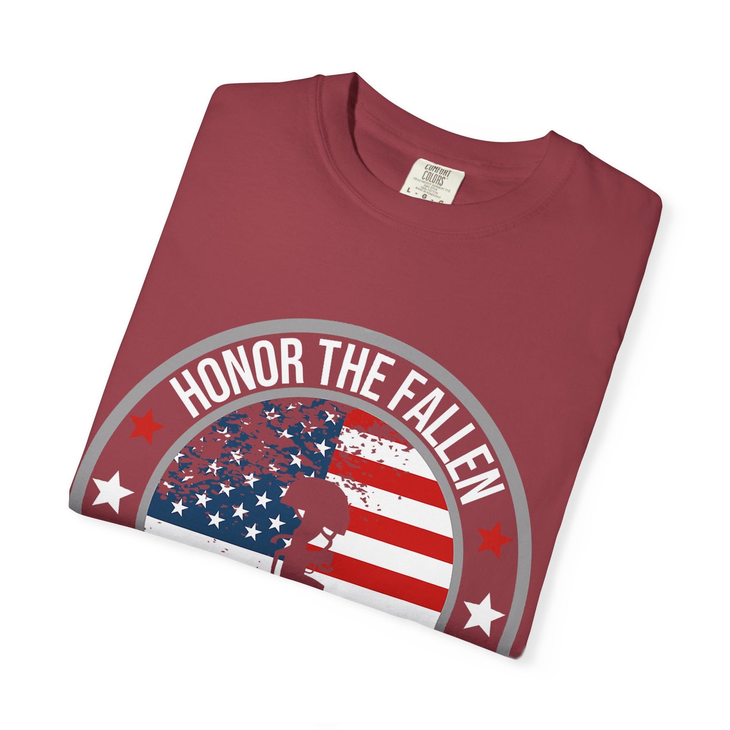 Patriotic Kneeling Soldier Memorial Day T-Shirt