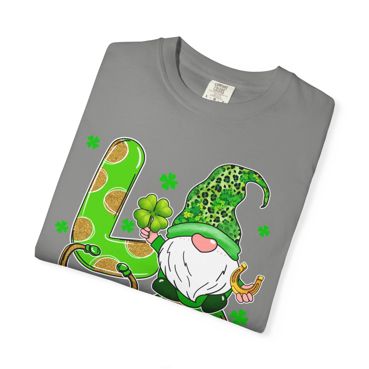 Love Healthcare Worker Shamrock Gnome Shirt – St Patrick’s Day Medical Tee