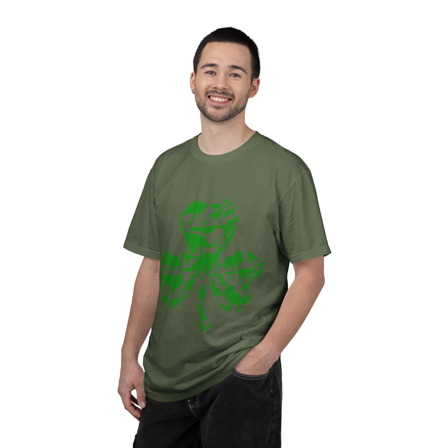 Dinosaur Shamrock Shirt – Cute Kids St Patrick’s Day Tee