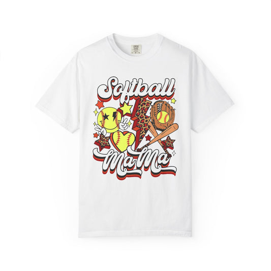 Softball Mama Comfort Colors Tee