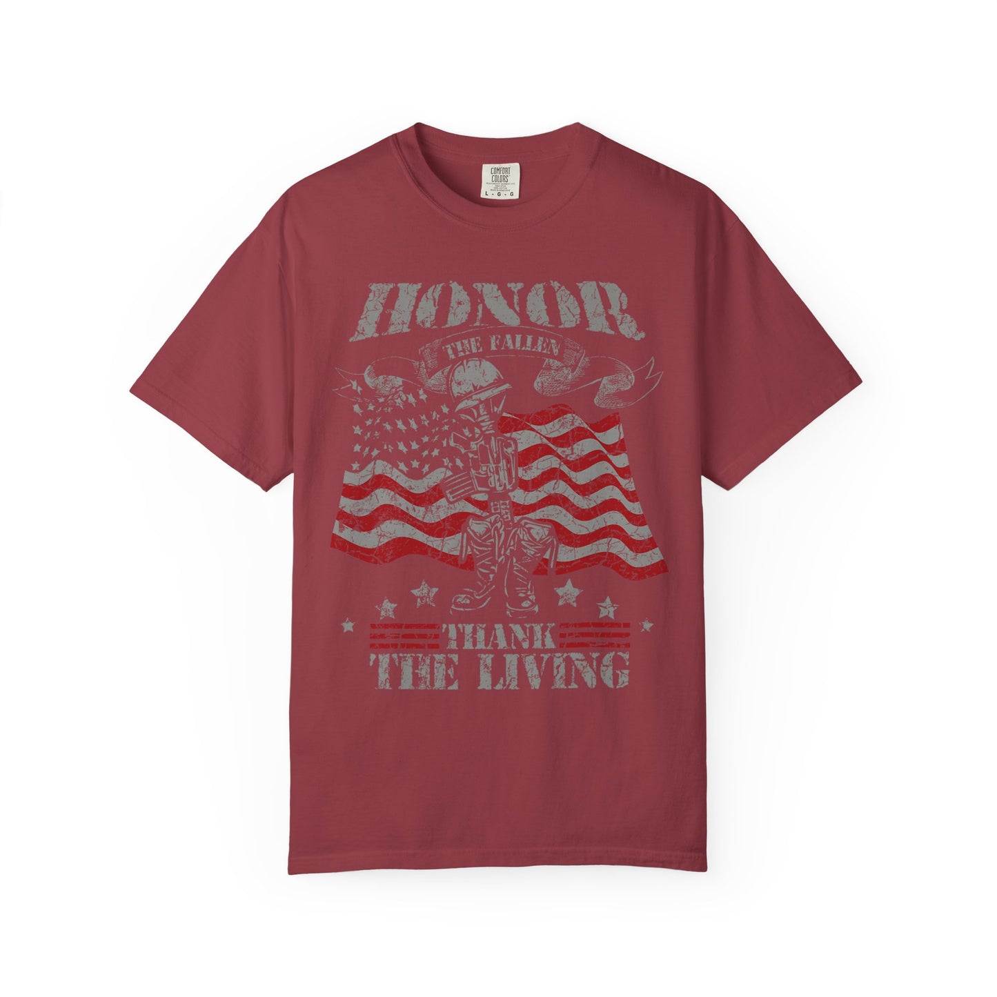 Honor the Fallen Soldier Boots Memorial Day T-Shirt