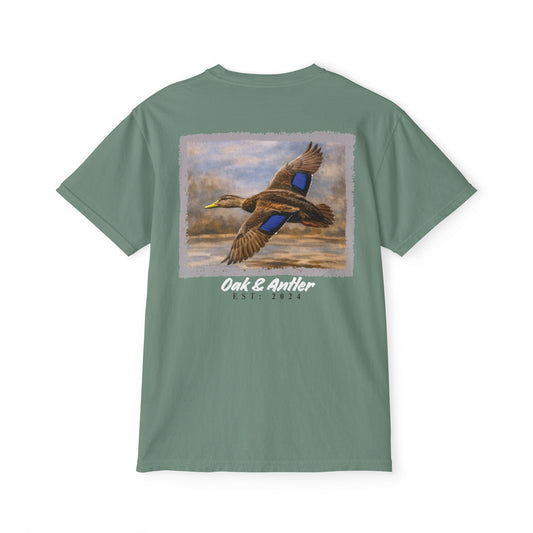 Blue Wing Flight Pocket Tee – Wild Birds Collection