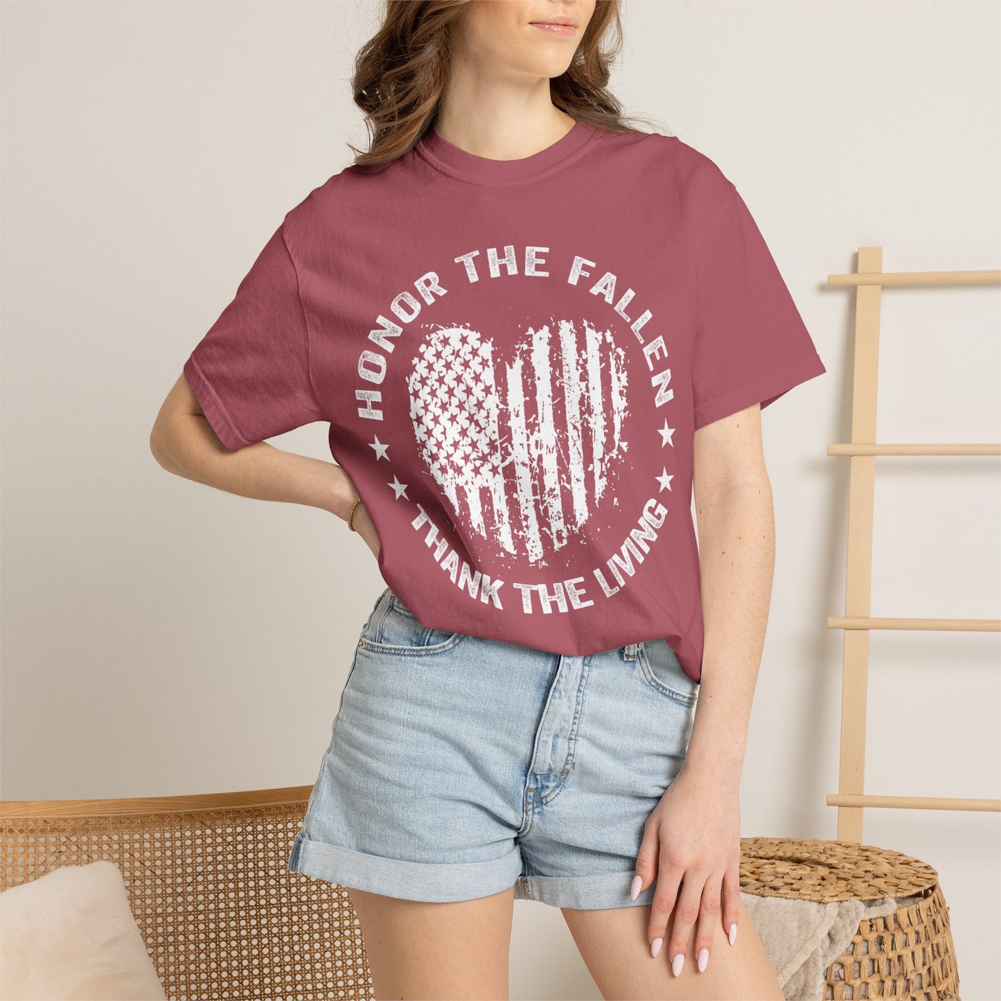 Distressed Flag Memorial Day T-Shirt