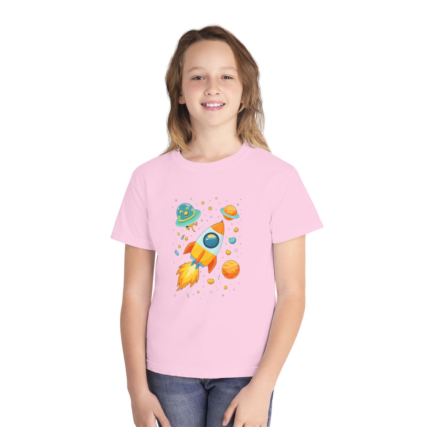 Space Adventure Kids Rocket Tee