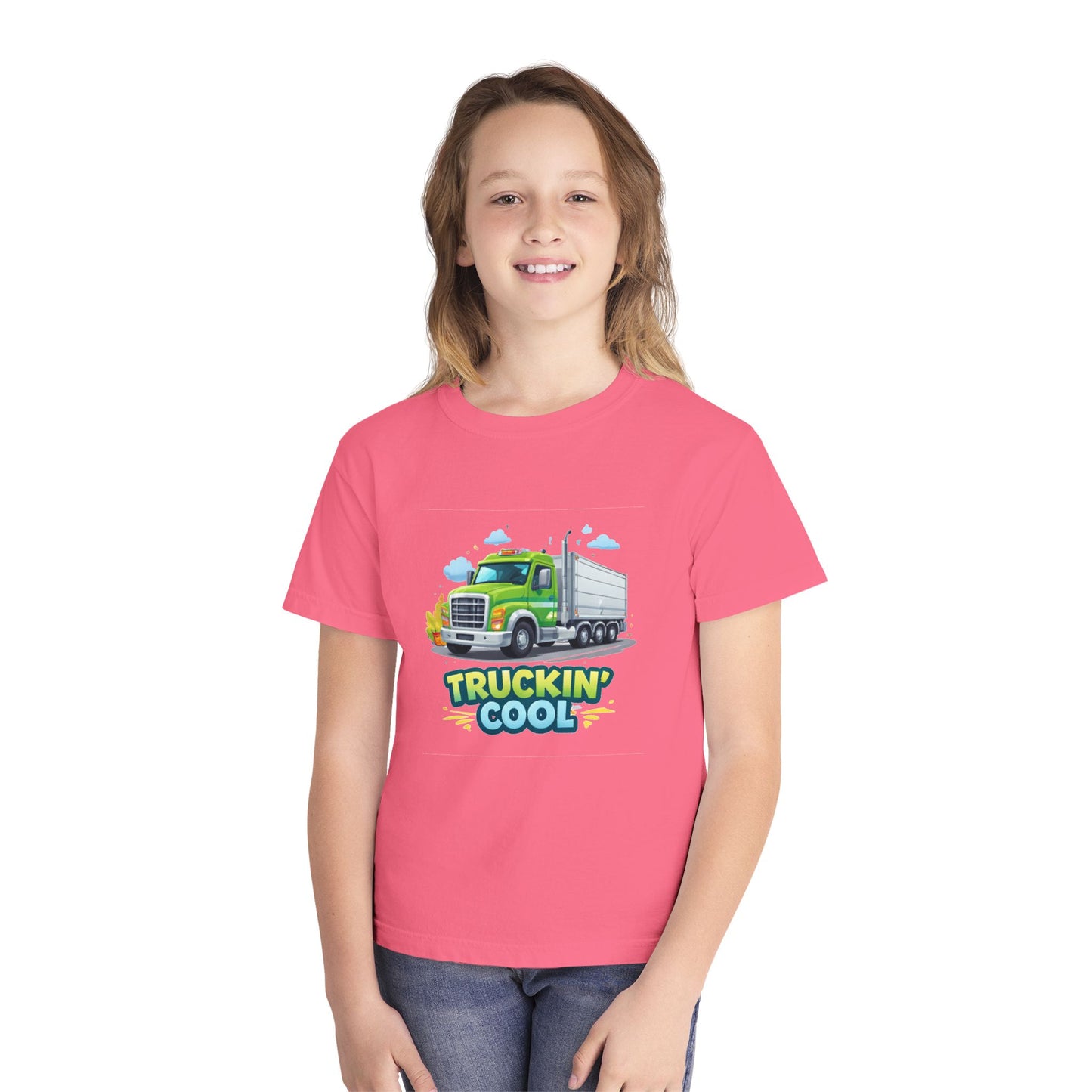 Truckin’ Cool Kids Semi Truck Tee