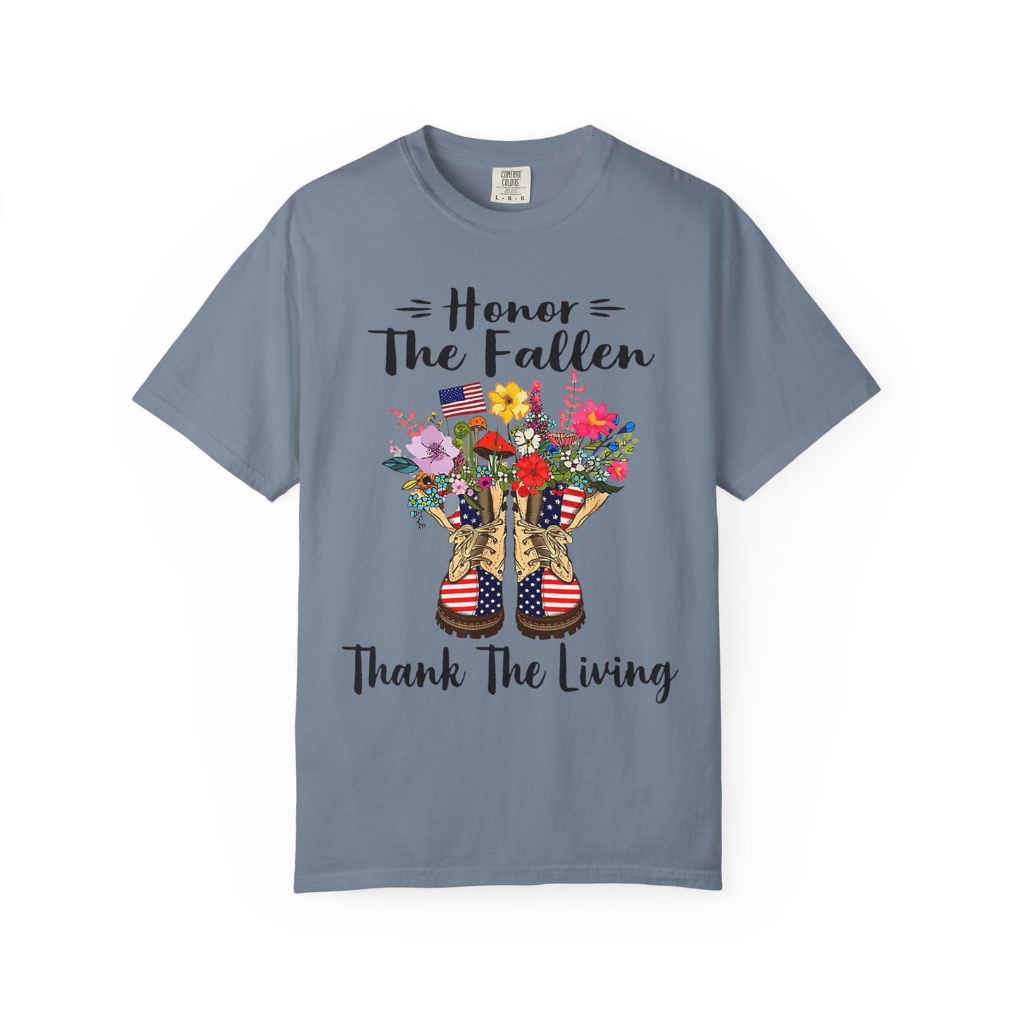 Floral Patriotic Boots Memorial Day T-Shirt